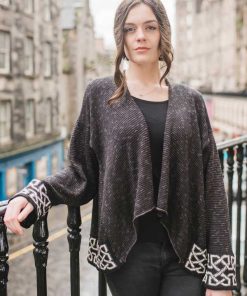 Irish Linen and Silk Montrose Jacket, Coal