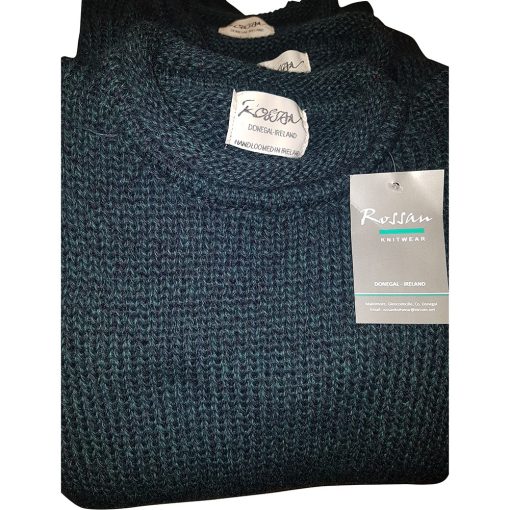 Roll Neck Tunic Sweater, Blackwatch - Image 2