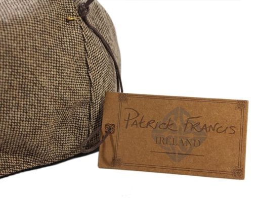 Patrick Francis Brown Flat Cap - Image 4