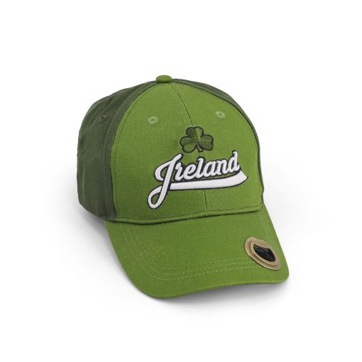 Ireland Baseball Cap with Bottle Opener, Dark/Light Green