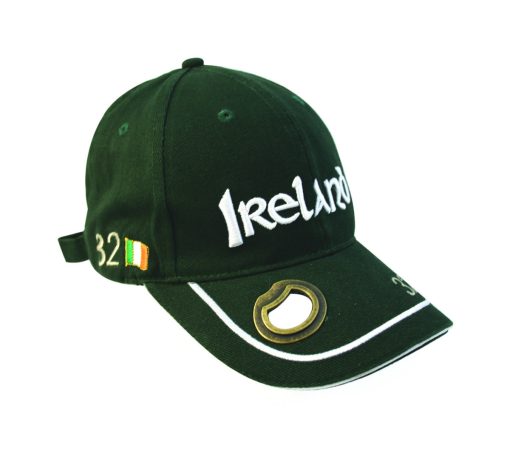 Ireland 32 with Bottle Opener Baseball Cap, Green