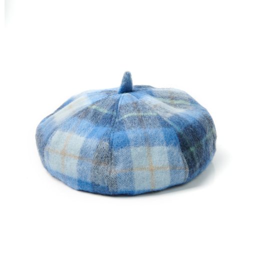 Islander Lambswool Tartan Bunnet-Blue