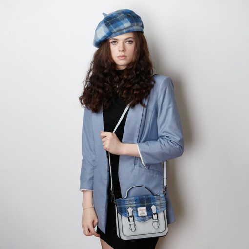 Islander Lambswool Tartan Bunnet-Blue - Image 2