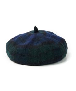 Islander Lambswool Tartan Bunnet-Blackwatch