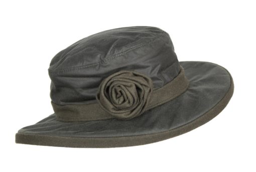 Oxford Blue Women's Rose Wax Hat, Green