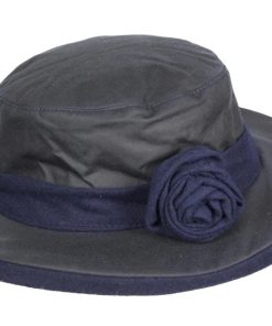 Oxford Blue Women's Rose Wax Hat, Navy
