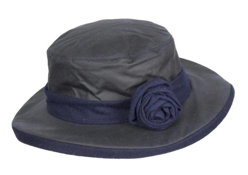 Oxford Blue Women's Rose Wax Hat, Navy