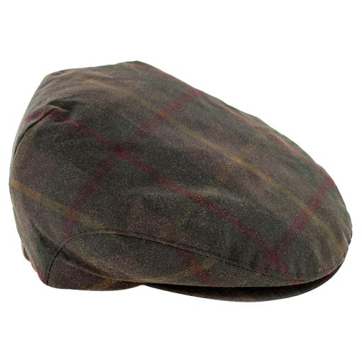 Mucros Weavers Trinity Wax Cap, Tartan Green