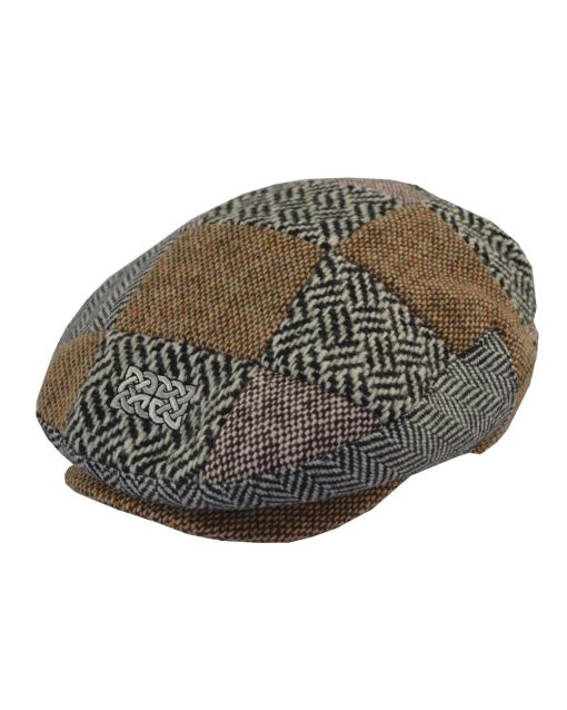 Patrick francis Multi Tweed Flat Cap