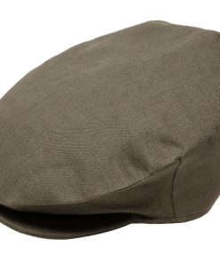 Hanna Hat Vintage Linen Cap, Khaki