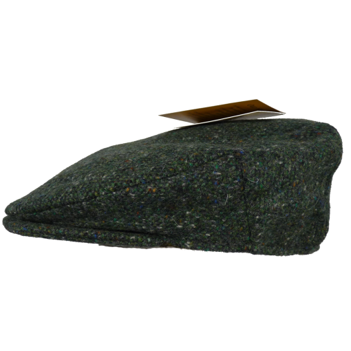 Hanna Tweed Vintage Snap Cap, Dark Green - Image 3