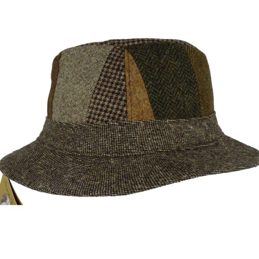 Hanna Walking Hat Striped Brown - Image 2