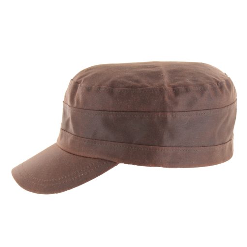 Mucros Weavers Brown Fisherman Wax Cap