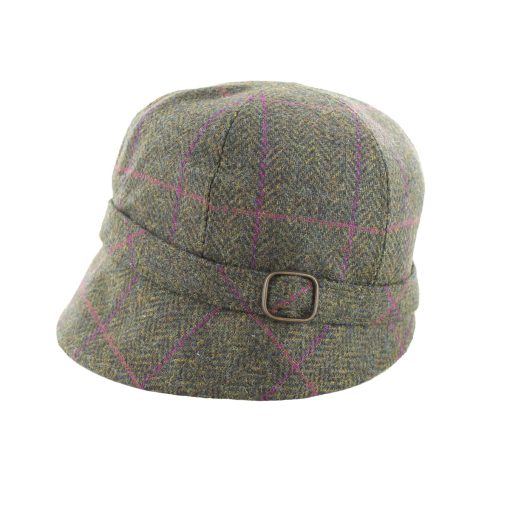 Mucros Weavers Women's Irish Flapper Hat, Deep Green