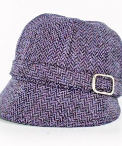 Mucros Weavers Women's Irish Flapper Hat, Dark Purple