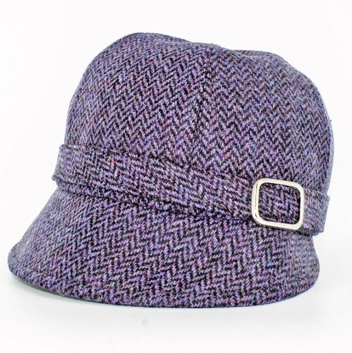 Mucros Weavers Women's Irish Flapper Hat, Dark Purple