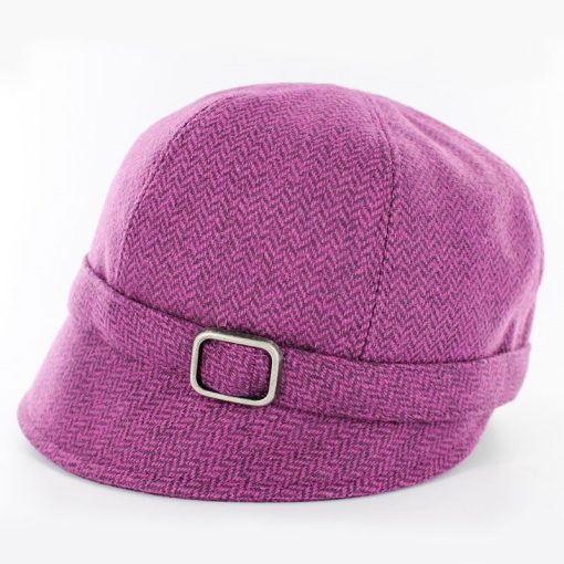 Mucros Weavers Women's Irish Flapper Hat, Purple