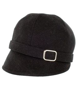 Mucros Weavers Women's Irish Flapper Hat, Black