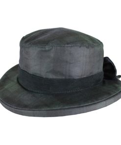 Oxford Blue Women's Thelma Tartan Wax Hat - BLACKWATCH
