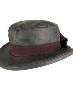 Oxford Blue Women's Thelma Tartan Wax Hat - HONEY