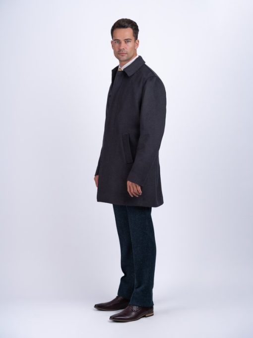 Mens Dublin City Coat, Midnight Navy - Image 3