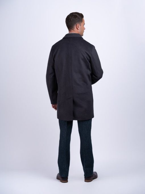Mens Dublin City Coat, Midnight Navy - Image 4