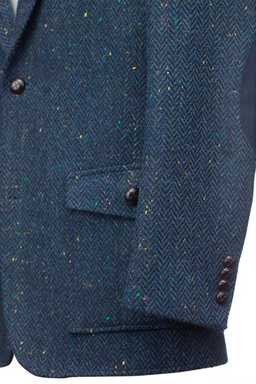 Kavanagh Blue Irish Tweed Classic Fit Jacket - Sport Coat - Image 6