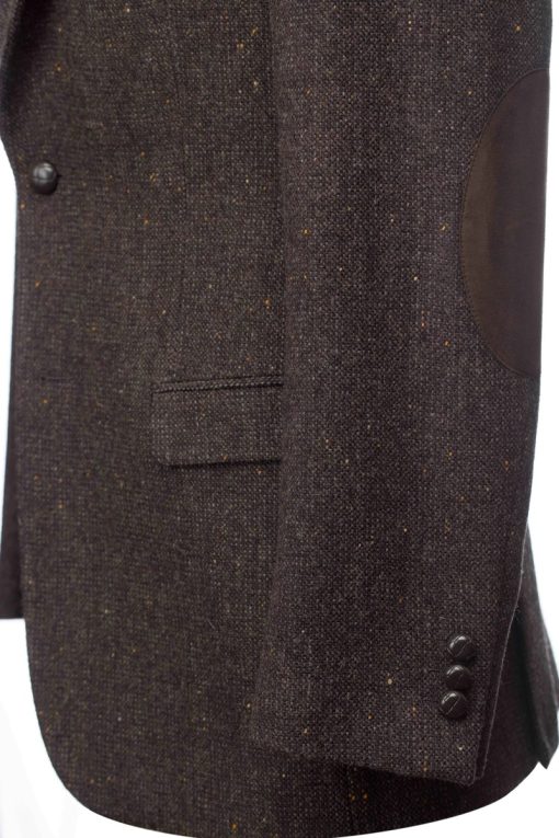 James Stephens Brown Irish Tweed Poets Jacket - Sport Coat - Image 5