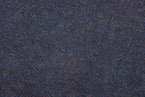Ryan Dark Navy Classic Fit Tweed Jacket - Image 2