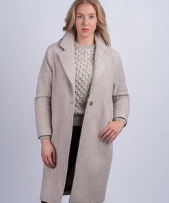 Womens Alpaca Jacket, Natural