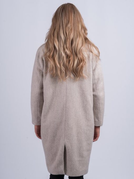 Womens Alpaca Jacket, Natural - Image 3