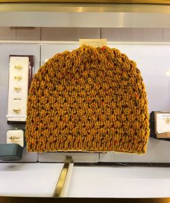 Rathlin Donegal Merino Wool Beanie, Yellow