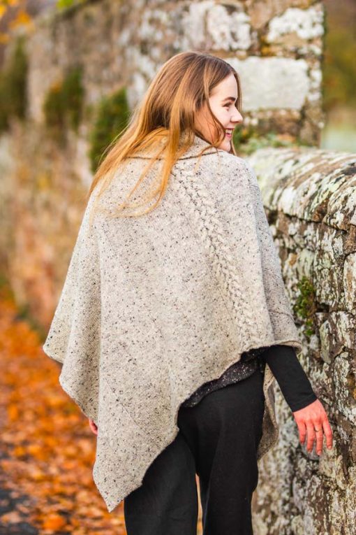 Bill Baber Donegal Wool Jura Shawl, Eske - Image 2