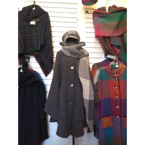 Branigan Weavers Tina Cape, Multi Grey