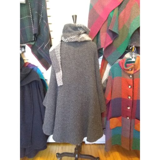 Branigan Weavers Tina Cape, Multi Grey - Image 3
