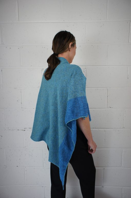 Irish Linen and Silk Cape, Atlantic - Image 2