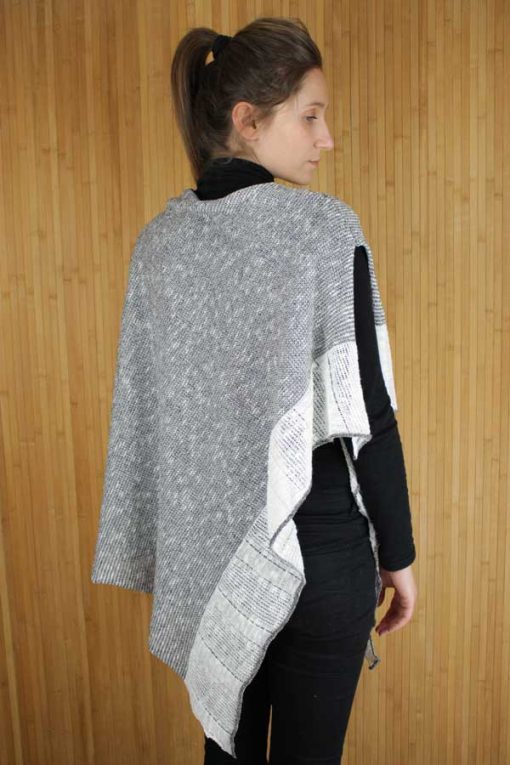 Bill Baber Linen and Cotton Cape, Mist - Image 2