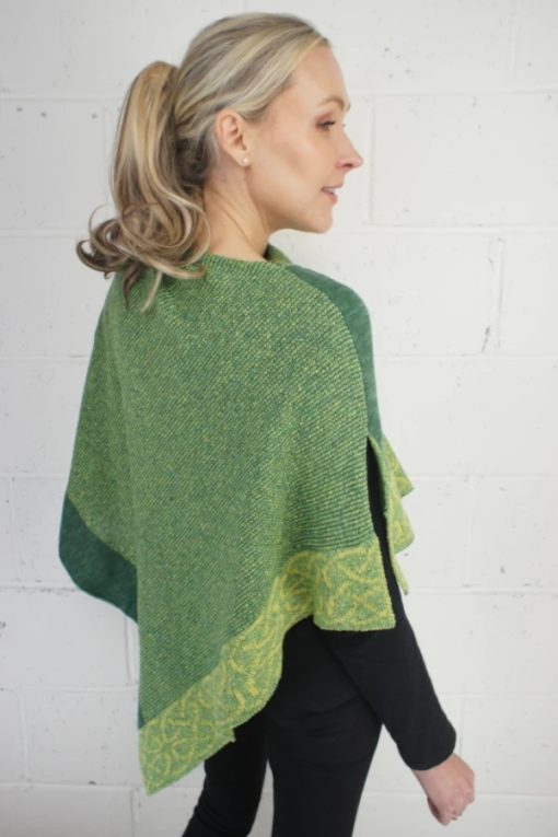 Irish Linen and Silk Wallace Shawl, Fern - Image 2