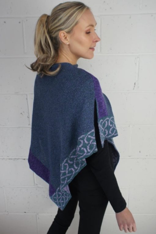 Irish Linen, Cotton and Silk Wallace Shawl, Thistle - Image 2