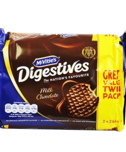 McVities Milk Chocolate Digestive Biscuits Twin Pack 532g