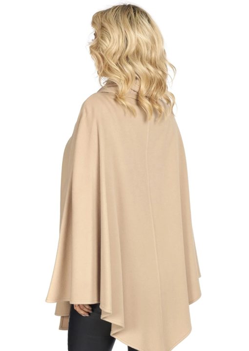 Jimmy Hourihan Wool and Cashmere Irish Cape, Cream - Image 2
