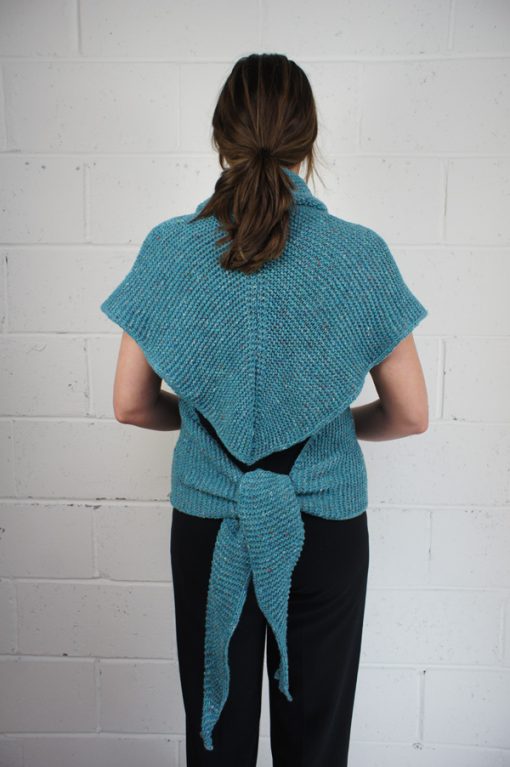 Bill Baber 100% Donegal Merino Wool Vichy Sontag Shawl - Image 2