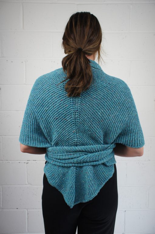 Bill Baber 100% Donegal Merino Wool Vichy Sontag Shawl - Image 4