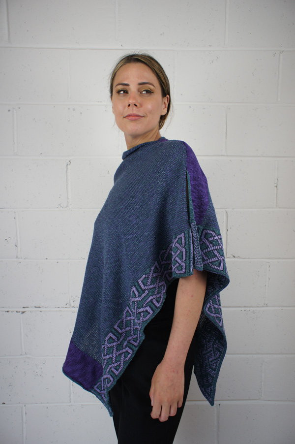 Irish Linen and Silk Ballater Shawl, Thistle - Image 2