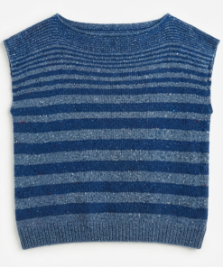 Bill Baber Yarrow Top in Denim