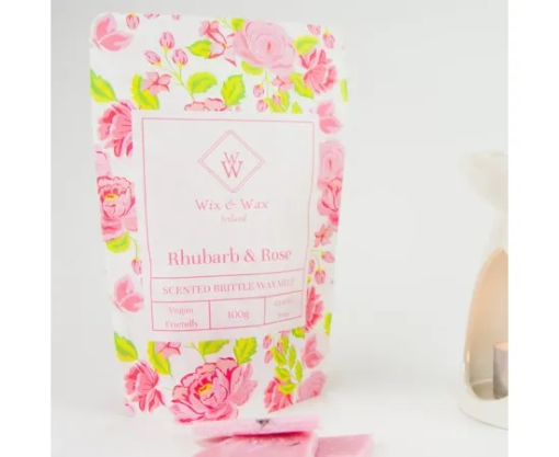 Rhubarb & Rose Brittle Wax Melt