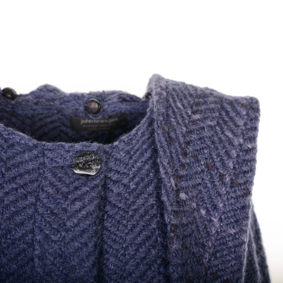 Branigan Weavers Tina Indigo and Connemara Indigo Cape - Image 3