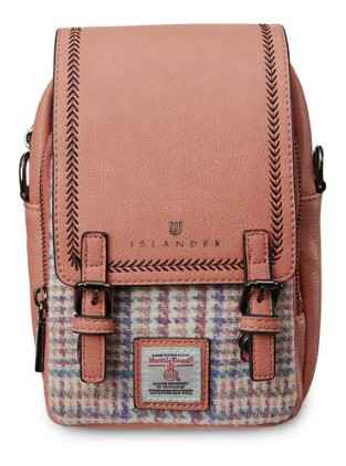 Baby Jura Crossbody-Purple Pink Mini Dogtooth