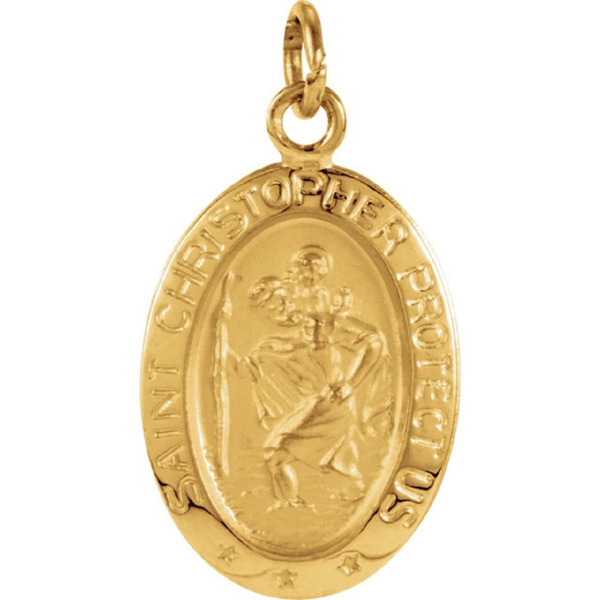 14KT Saint Christopher Medal