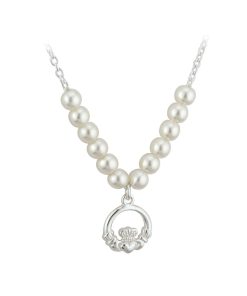 First Communion Claddagh Necklace
